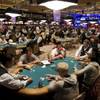 Players compete in a $25,000 Heads-Up poker tournament during the World Series of Poker at the Rio hotel and casino in Las Vegas, Tuesday, May 31, 2011.