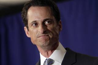 U.S. Rep. Anthony Weiner, D-N.Y., reacts during a news conference in New York,  Monday, June 6, 2011. 