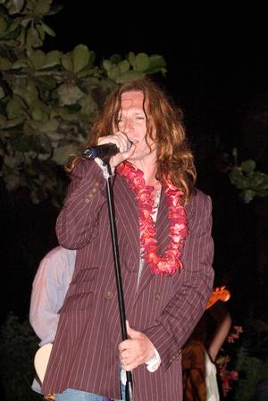 John Waite, rockin' it at the Arcana nuptials on Oct. 3, 2005.