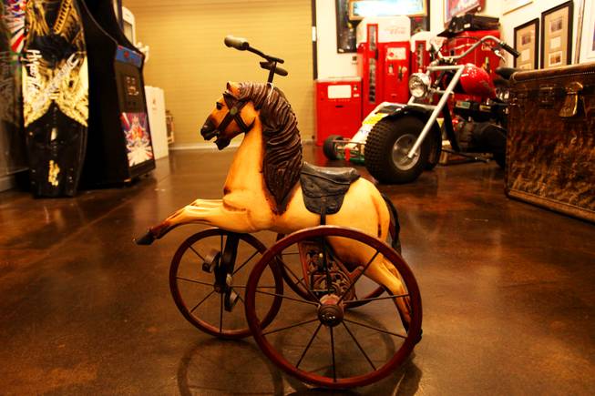 This tricycle is one of the many distinctive items for sale at Gold & Silver Pawn, where the reality TV show "Pawn Stars" is filmed.