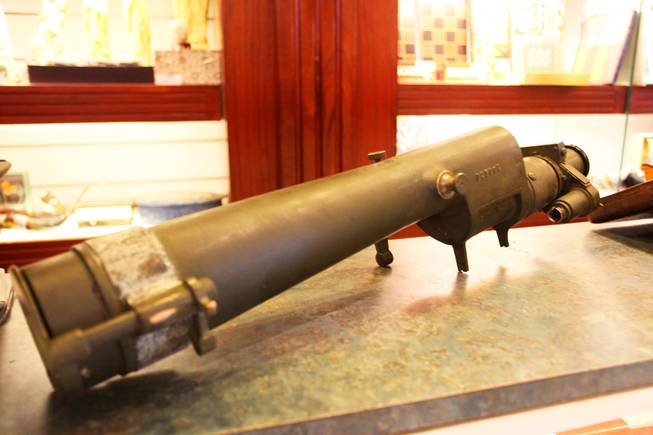 This World War II tank scope is one of the many distinctive items for sale at Gold & Silver Pawn, where the reality TV show "Pawn Stars" is filmed.
