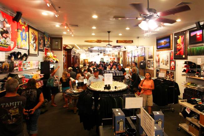Visitors browse Gold & Silver Pawn in Las Vegas Wednesday, June 15, 2011. The Shop is the home to the reality show Pawn Stars on the History Channel.
