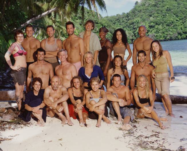 The 10th edition of CBS' "Survivor," set in the Pacific island nation of Palau, includes these 20 castaways, shown in this undated photo from CBS, who will try to outwit, outplay and outlast each other to win the $1 million prize. "Survivor Palau," premieres Thursday, Feb. 17, 2005. Back row,from left: Angie Jakusz, Jonathan Libby, James Miller, Coby Archa, Ian Rosenberger, Jolanda Jones, Janu Tornell and Ibrehem Rahman. Middle row, from left; Gregg Carey, Tom Westman, Kimberly Mullen, Stephenie Lagrossa, Bobby Jon Drinkard and Ashlee Ashby. Bottom row, from left; Wanda Shirk, Williard Smith, Katie Gallagher, Caryn Groedel, Jeff Wilson and Jennifer Lyon.