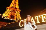 2011 Miss USA Alyssa Campanella Celebrates at the Paris
