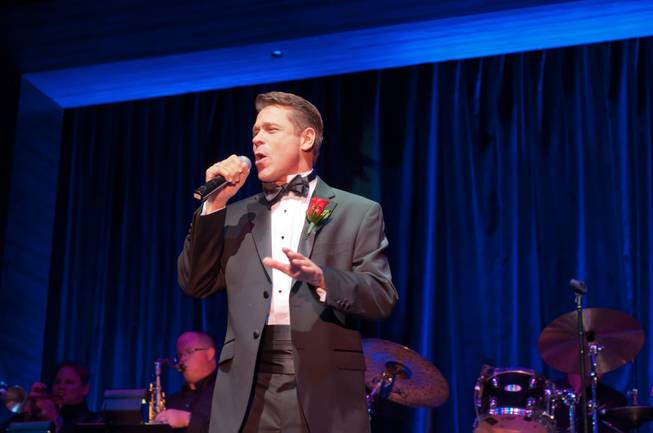 Crooner Mark OToole performs at The M Resort.