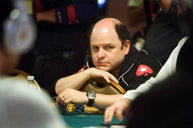 Actor Jason Alexander during the first day of the World Series of Poker Main Event on Thursday, July 7, 2011, at the Rio.