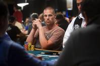 Poker professional Patrik Antonius of Finland competes during Day 2B of the World Series of Poker main event at the Rio Tuesday, July 12, 2011.