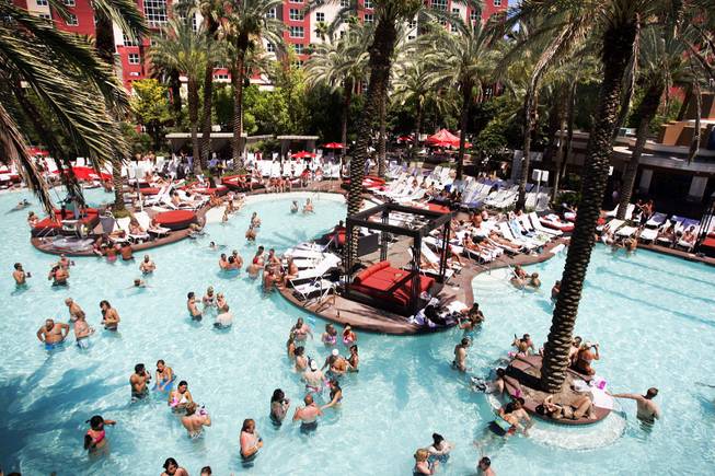 The Flamingo Go Pool in Las Vegas Thursday, July 14, 2011.