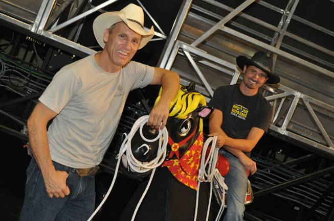 Cirque du Soleil performers Will Roberts and Loop Rawlins bring trick roping to center stage in "Viva Elvis!" at Aria.
