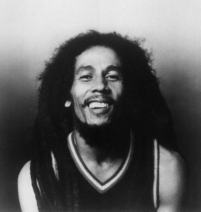 Bob Marley poses, Dec., 1981. 
