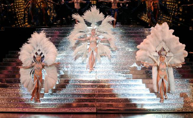 The 30th anniversary performance of <em>Jubilee!</em> at Bally's Las Vegas ...