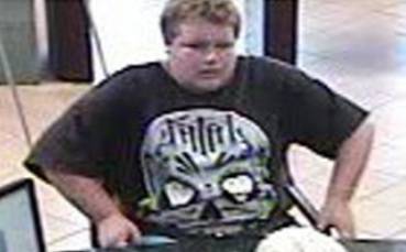 The suspect of a bank robbery that took place on Wednesday afternoon near West Russell Road. 