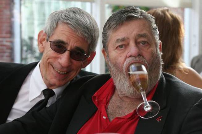 Richard Belzer and Jerry Lewis, hacking it up.