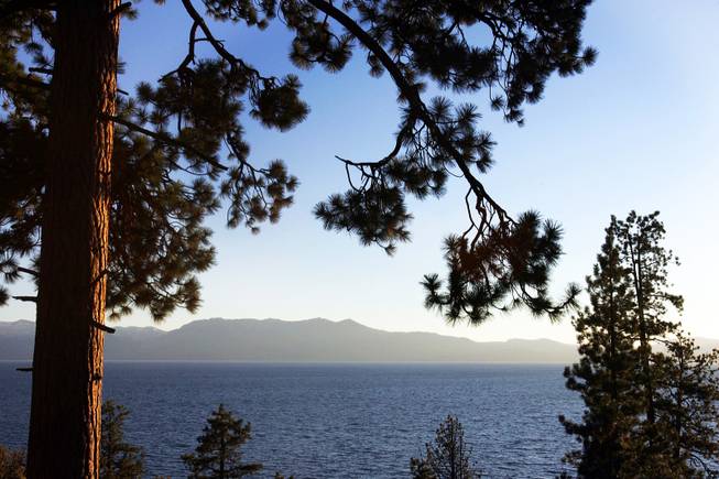 The view of Lake Tahoe from Logan Shoals Vista on the Nevada side of Lake Tahoe on Wednesday, Aug. 10, 2011.