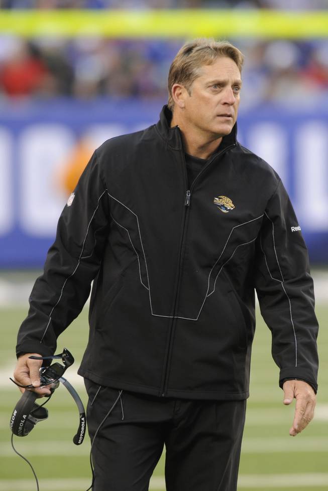 Jacksonville Jaguars coach Jack Del Rio roams the sidelines during a game last season. Out of the current head coaches in the NFL, Del Rio has the best against-the-spread record in the preseason.