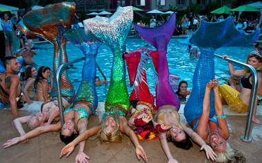The mermaid convention and awards at Silverton Casino Lodge in Las Vegas on Aug. 12 and 13, 2011.