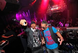 Nick Cannon and Mike 