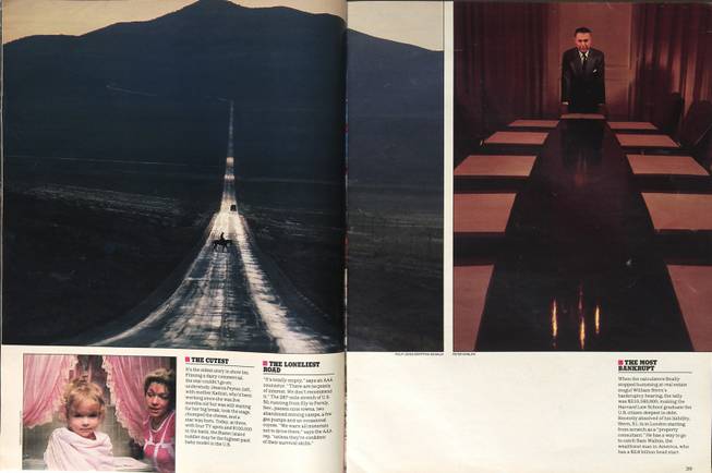 Twenty-five years ago this summer, Life magazine named U.S. Highway 50, as it crosses Central Nevada, the loneliest road in America. A photo of a straight stretch of empty highway fixed it in the national imagination as a symbol of the state's vast emptiness. 