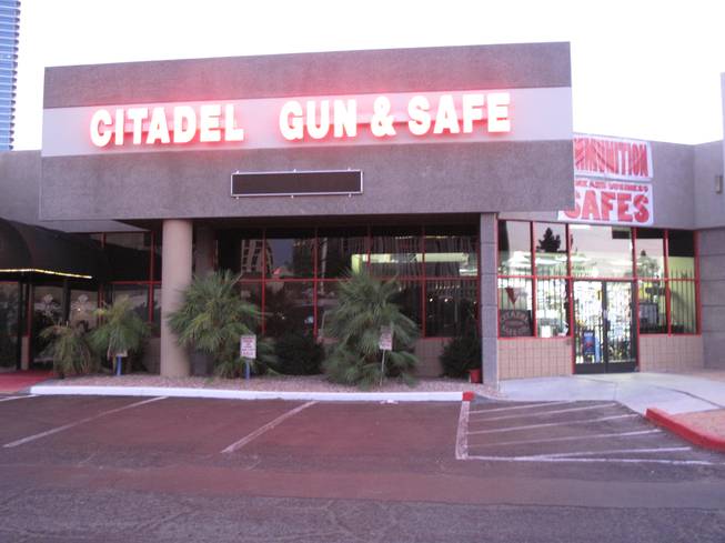 Citadel Gun and Safe, 4305 Dean Martin Drive, was raided by federal agents Friday afternoon, Aug. 19, 2011. No details were immediately released.
