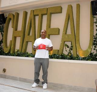 Mike Tyson's meet-and-greet at Chateau Nightclub & Gardens at the Paris on Sept. 16, 2011.