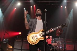 Maroon 5 and frontman Adam Levine at The Pearl in the Palms on Sept. 17, 2011.
