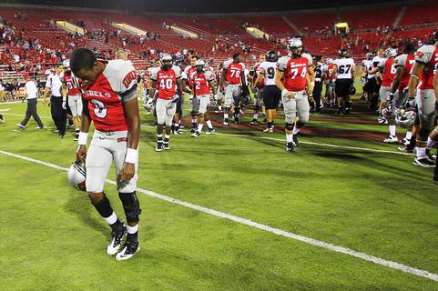 UNLV football hit low with loss to Southern Utah