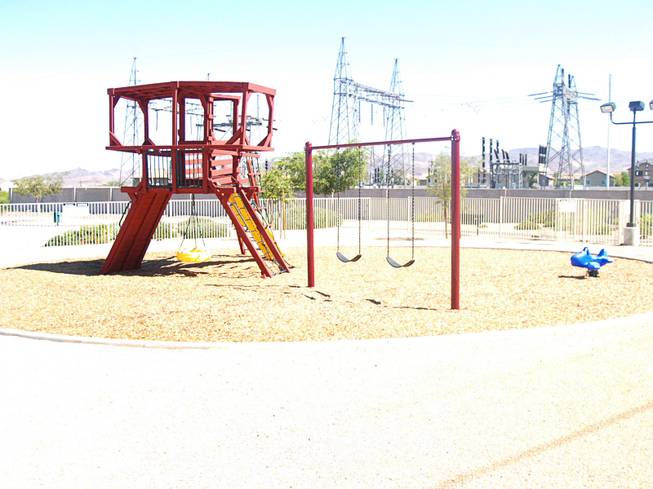A view of a playground in the Sagewood community in Henderson Monday, Sept. 26, 2011.
