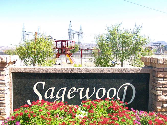 A view of the Sagewood community in Henderson Monday, Sept. 26, 2011.