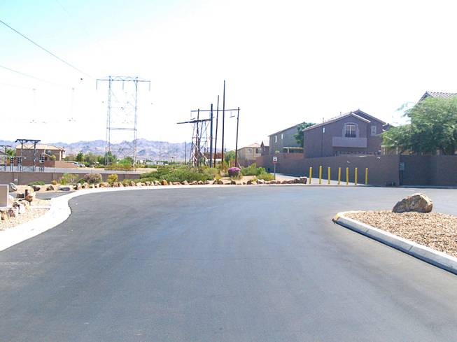 A street view in the Sagewood community in Henderson Monday, Sept. 26, 2011.