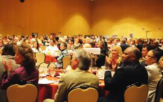 The Clark County School District thanked the more than 700 donors who contributed a record $22 million in-kind and financial donations during the 2010-2011 school year during a recognition breakfast at the Mirage Las Vegas on Thursday, Oct. 13, 2011.