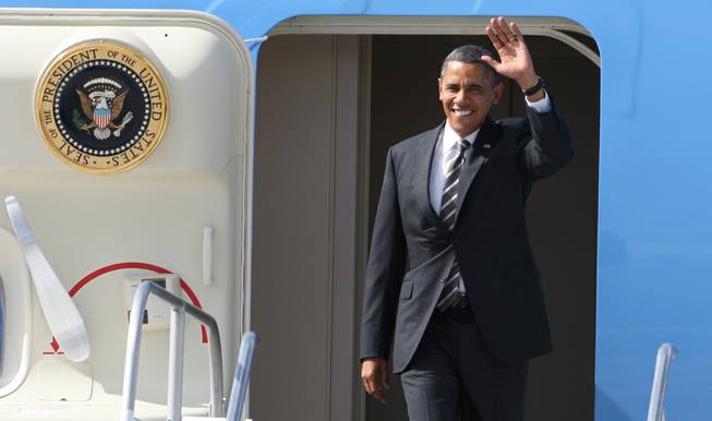 Obama arrives for Oct. 24 visit
