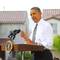 Photo: President Barack Obama delivers a speech in the ea