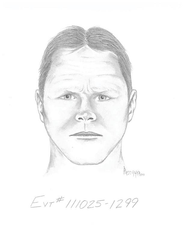 Metro Police released an artist's rendering of a man described as a suspect in a double shooting Tuesday morning at Lake Mohave that killed a woman and critically injured her boyfriend.