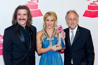 Shakira is honored as the 2011 Latin Recording Academy's Person of the Year at Mandalay Bay on Wednesday, Nov. 9, 2011.