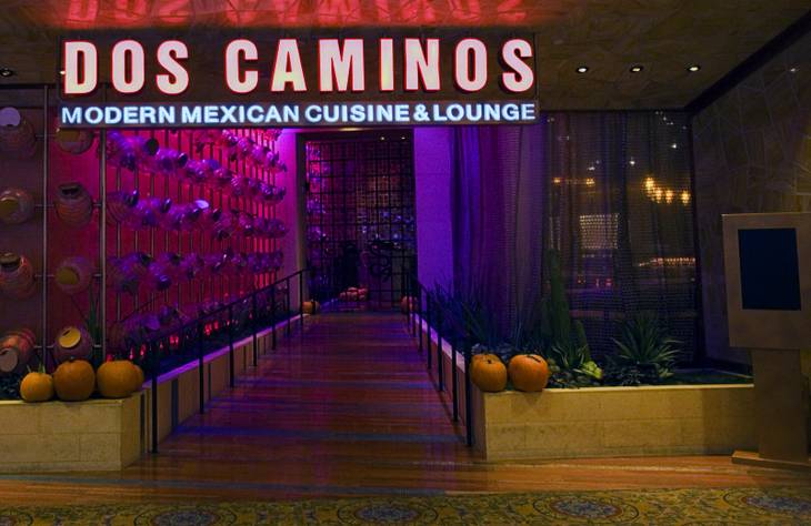 A view of the Dos Caminos Mexican restaurant in the Palazzo Tuesday, November 15, 2011. 