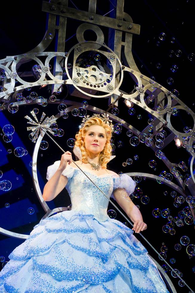 “Wicked” is part of Broadway Season 3 at The Smith Center for the Performing Arts in downtown Las Vegas. Gina Beck is pictured here as Glinda.