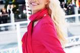Holly Madison Ice Skates at Winter in Venice