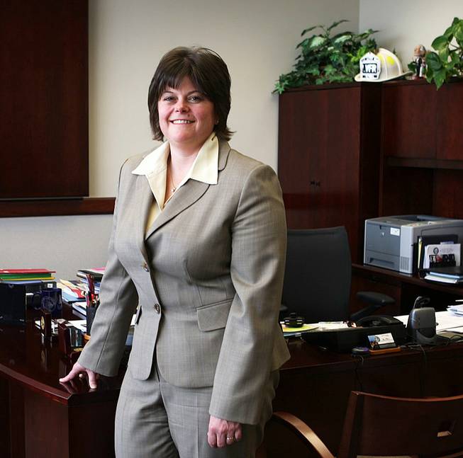 Las Vegas City Manager Betsy Fretwell in her office at City Hall. 