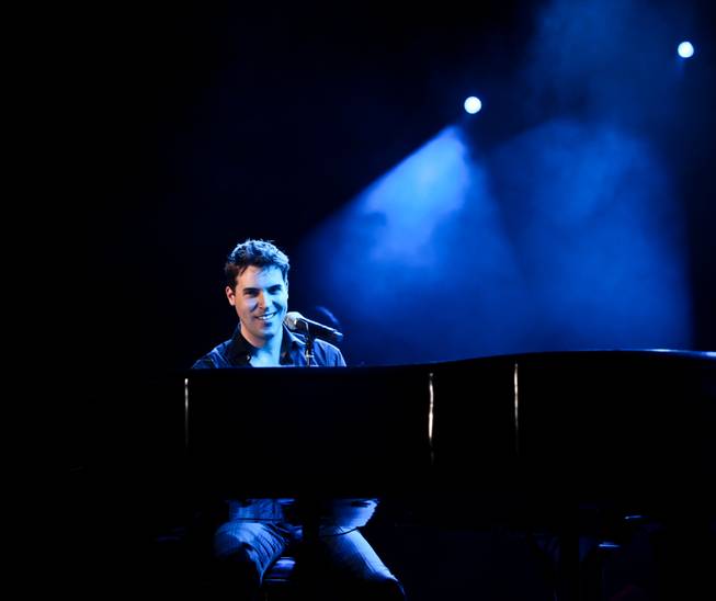Frankie Moreno, shown performing at the Stratosphere.