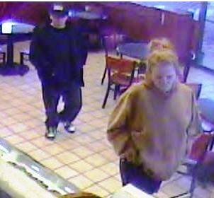 Police say this couple are suspects in the robbery of a business Dec. 18, 2011, near Spring Mountain Road and Jones Boulevard.