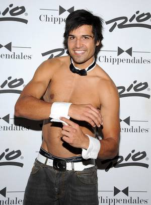 Chippendales guest Ricardo Laguna at the Rio on Jan. 5, 2012.