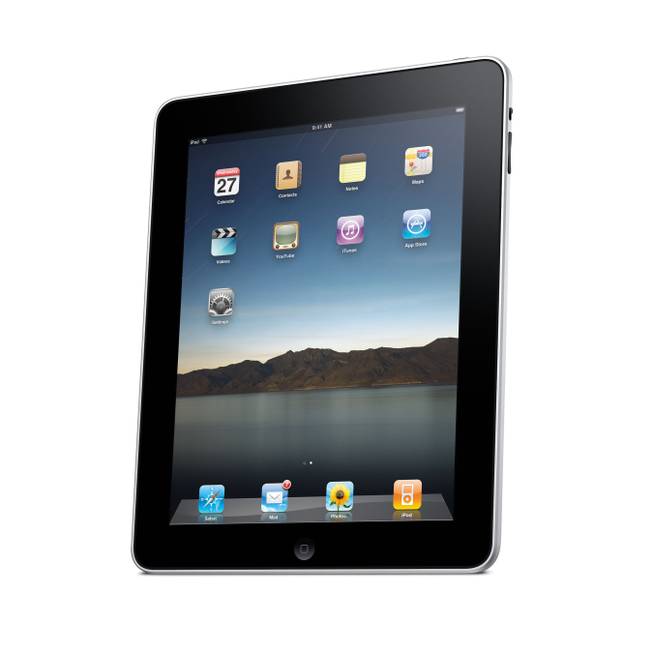 The Apple iPad.