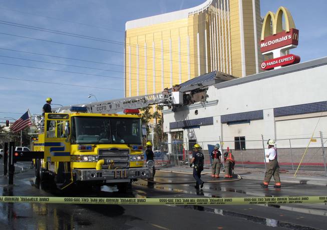 McDonald's Fire on the Strip