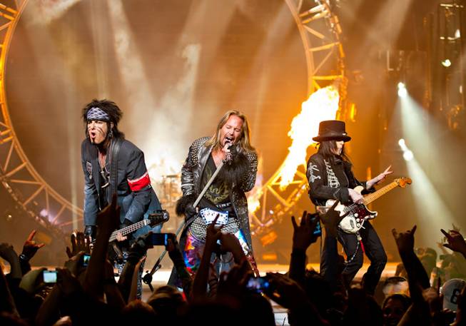 Motley Crue at the Joint in the Hard Rock Hotel on Wednesday, Feb. 15, 2012.