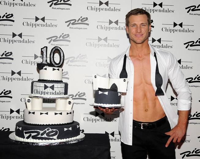 Chippendales' 10th anniversary with guest host Jake Pavelka at the ...