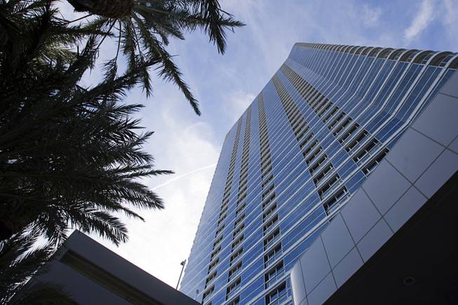 A view of The Martin condo tower on Tuesday, March 13, 2012. The high-rise residential tower, formerly Panorama Tower North, is celebrating the completion of a $3 million redesign.