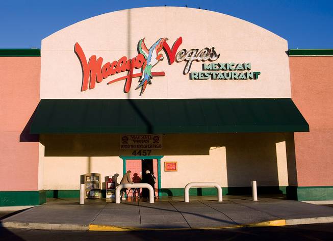 Macayo's will be closing both of its Las Vegas locations after nearly 60 years of operation in Las Vegas. The Sahara Avenue location, pictured here, will close March 10. Until then officials ask to "come in and join us in a celebration of our long history serving the Las Vegas Valley."