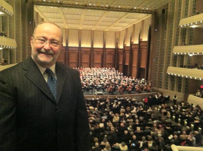 Myron Martin at the Las Vegas Philharmonic's premiere at Reynolds Hall in the Smith Center for the Performing Arts on Saturday, March 24, 2012.