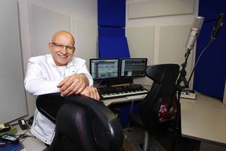 Willie Wilcox, senior audio director for Bally Technologies, poses in his studio Thursday, March 29, 2012.
