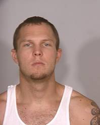 Metro Police arrest Christopher Sheppard, 30, of Las Vegas in connection with a reckless driving episode, April 6, 2012.
